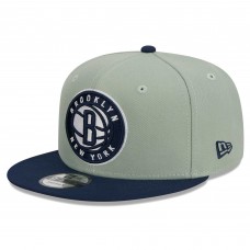 Бейсболка Brooklyn Nets New Era Two-Tone Color Pack 9FIFTY - Sage/Navy