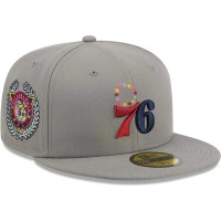 Бейсболка Philadelphia 76ers New Era Color Pack 59FIFTY - Gray