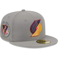 Бейсболка Portland Trail Blazers New Era Color Pack 59FIFTY - Gray