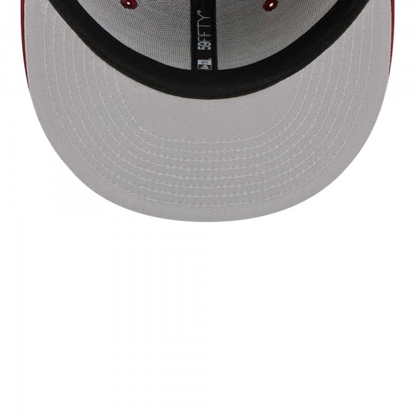 Бейсболка Philadelphia 76ers New Era Color Pack 59FIFTY - Crimson