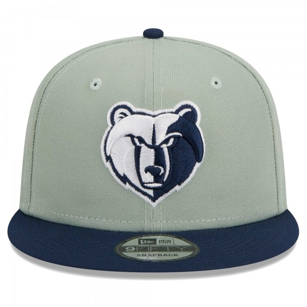 Бейсболка Memphis Grizzlies New Era Two-Tone Color Pack 9FIFTY - Sage/Navy
