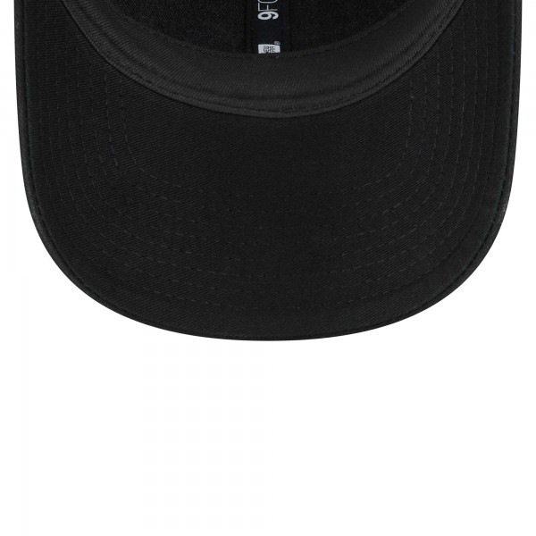 Бейсболка Portland Trail Blazers New Era Plate Oversized Patch Trucker 9FORTY - Black