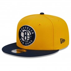 Бейсболка Brooklyn Nets New Era Color Pack 2-Tone 9FIFTY - Gold/Navy