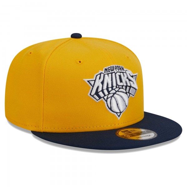 Бейсболка New York Knicks New Era Color Pack 2-Tone 9FIFTY - Gold/Navy