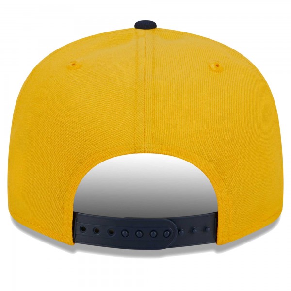 Бейсболка Philadelphia 76ers New Era Color Pack 2-Tone 9FIFTY - Gold/Navy