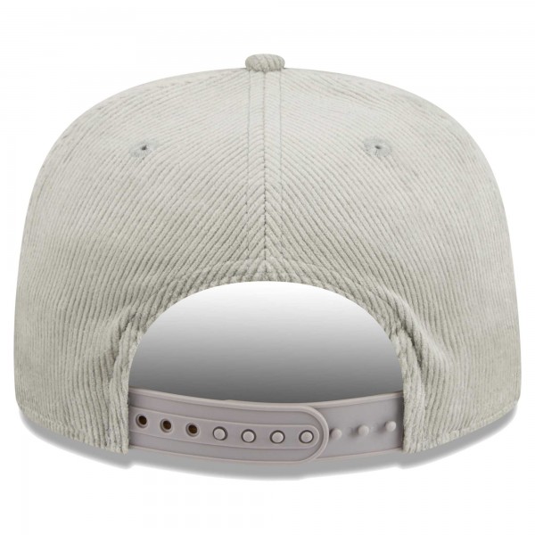 Бейсболка Chicago Bulls New Era The Golfer Corduroy 9FIFTY - Gray