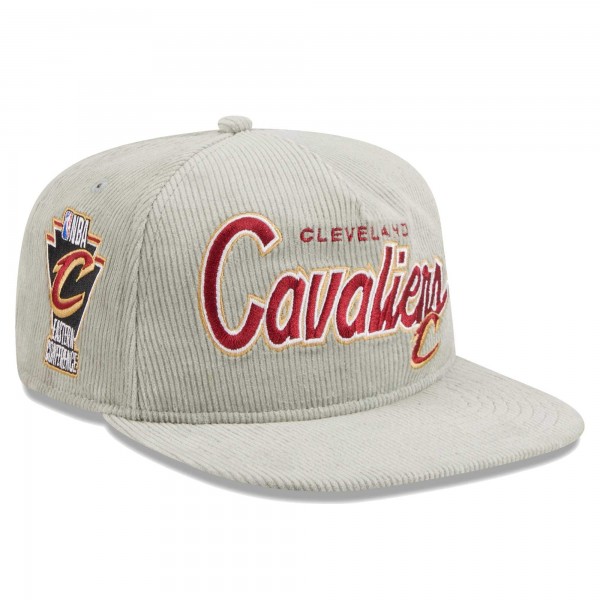 Бейсболка Cleveland Cavaliers New Era The Golfer Corduroy 9FIFTY - Gray