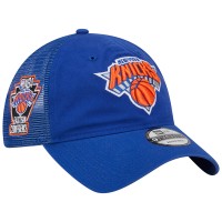 Бейсболка New York Knicks New Era Distinct Side Patch Trucker 9TWENTY - Blue