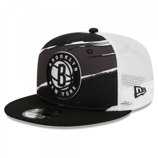 Бейсболка Brooklyn Nets New Era Tear Trucker 9FIFTY - Black/White