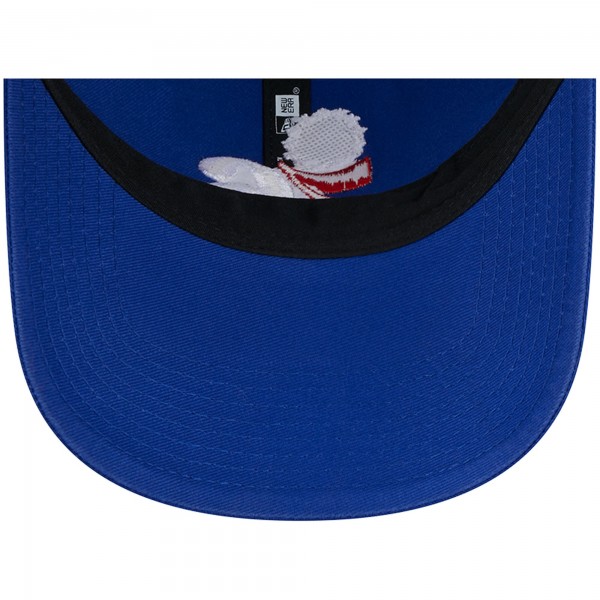 Бейсболка Philadelphia 76ers New Era Distinct Side Patch Trucker 9TWENTY - Royal