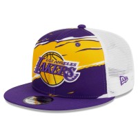 Бейсболка Los Angeles Lakers New Era Tear Trucker 9FIFTY - Purple/White
