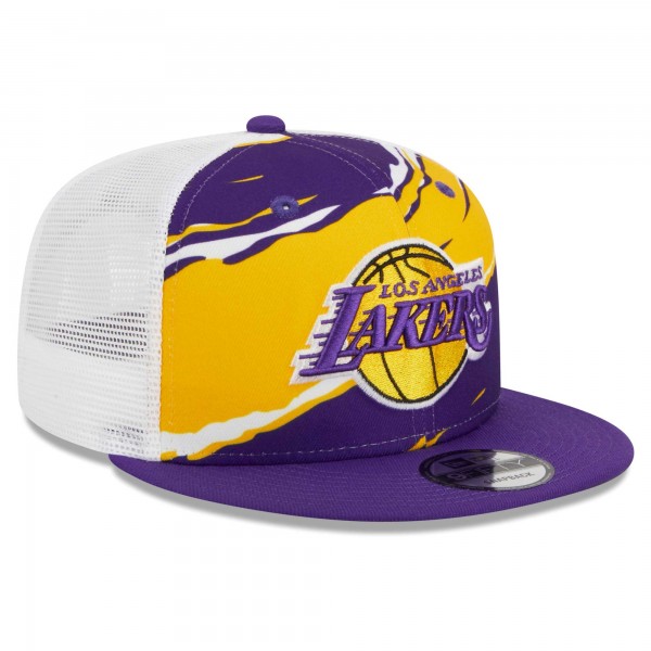 Бейсболка Los Angeles Lakers New Era Tear Trucker 9FIFTY - Purple/White