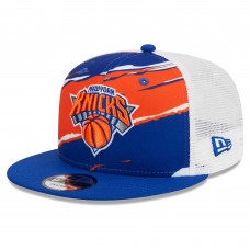 Бейсболка New York Knicks New Era Tear Trucker 9FIFTY - Blue/White