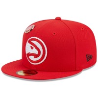Бейсболка Atlanta Hawks New Era Chainstitch Logo Pin 59FIFTY - Red