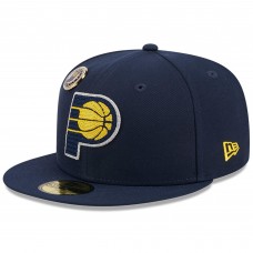 Бейсболка Indiana Pacers New Era Chainstitch Logo Pin 59FIFTY - Navy