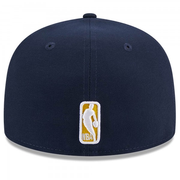 Бейсболка Indiana Pacers New Era Chainstitch Logo Pin 59FIFTY - Navy