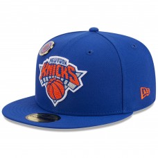 Бейсболка New York Knicks New Era Chainstitch Logo Pin 59FIFTY - Blue