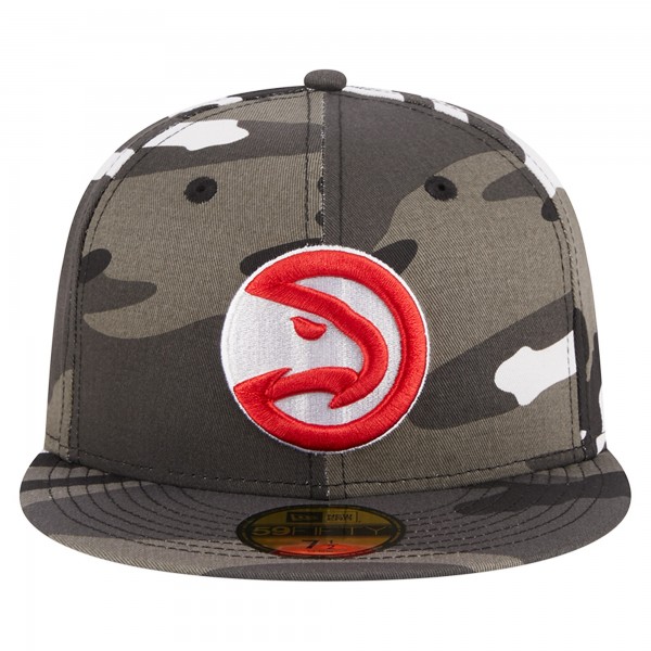 Бейсболка Atlanta Hawks New Era Snow Camo 59FIFTY