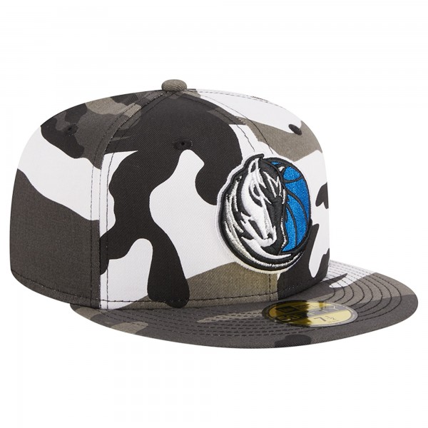 Бейсболка Dallas Mavericks New Era Snow Camo 59FIFTY