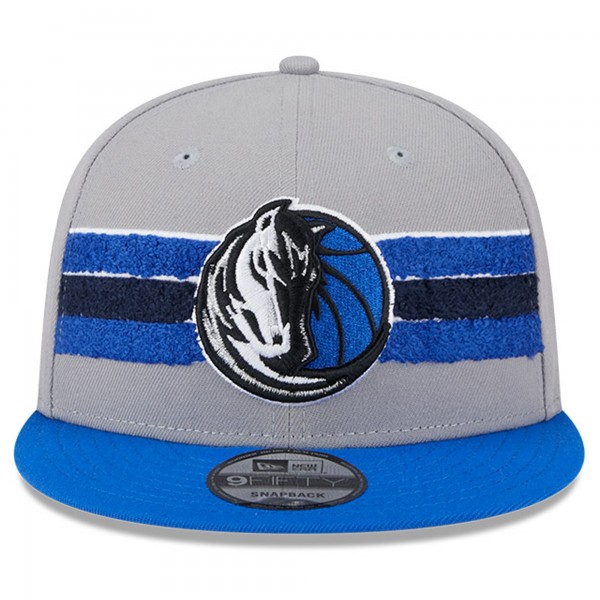 Бейсболка Dallas Mavericks New Era Chenille Band 9FIFTY - Gray