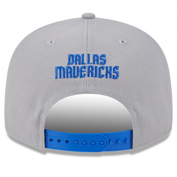 Бейсболка Dallas Mavericks New Era Chenille Band 9FIFTY - Gray