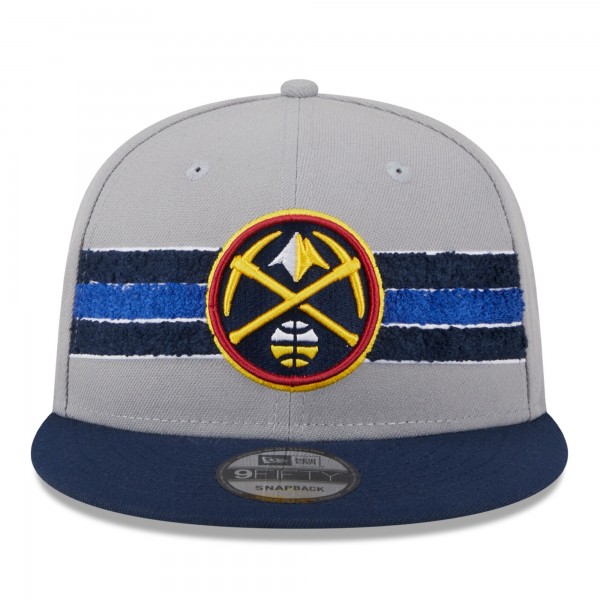 Бейсболка Denver Nuggets New Era Chenille Band 9FIFTY - Gray