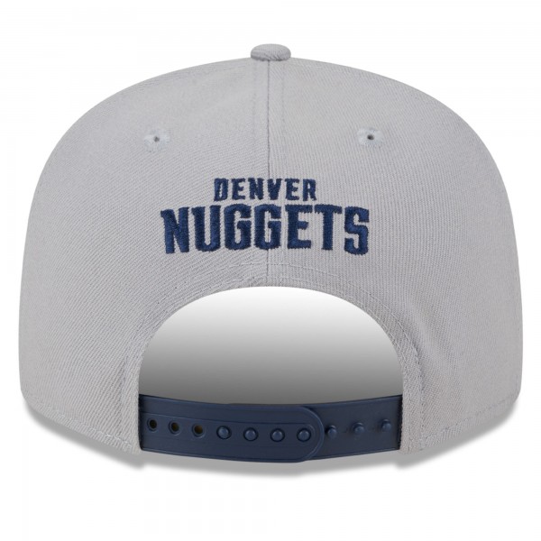Бейсболка Denver Nuggets New Era Chenille Band 9FIFTY - Gray