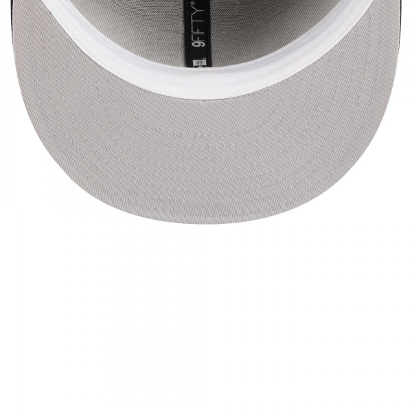 Бейсболка Brooklyn Nets New Era Black Golden Tall Text 9FIFTY