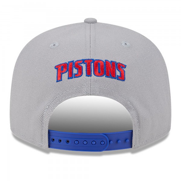 Бейсболка Detroit Pistons New Era Chenille Band 9FIFTY - Gray