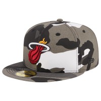 Бейсболка Miami Heat New Era Snow Camo 59FIFTY