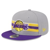 Бейсболка Los Angeles Lakers New Era Chenille Band 9FIFTY - Gray