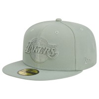 Бейсболка Los Angeles Lakers New Era Sage Color Pack 59FIFTY - Light Green