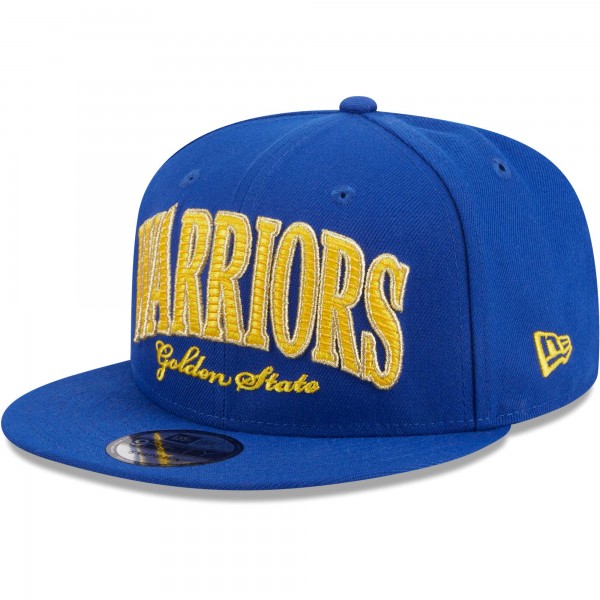 Бейсболка Golden State Warriors New Era Golden Tall Text 9FIFTY - Royal
