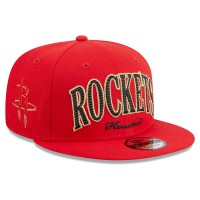Бейсболка Houston Rockets New Era Golden Tall Text 9FIFTY - Red