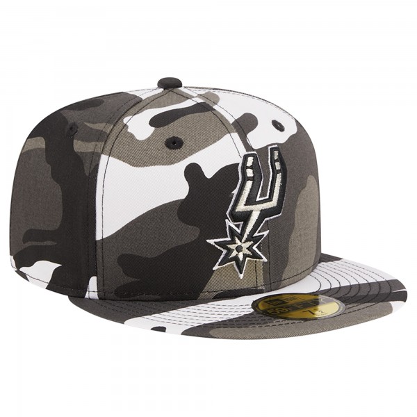 Бейсболка San Antonio Spurs New Era Snow Camo 59FIFTY