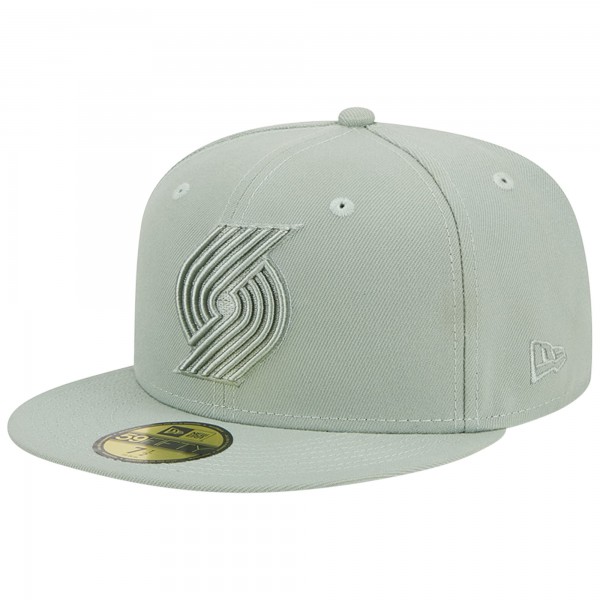 Бейсболка Portland Trail Blazers New Era Sage Color Pack 59FIFTY - Light Green