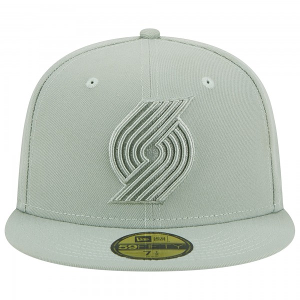Бейсболка Portland Trail Blazers New Era Sage Color Pack 59FIFTY - Light Green