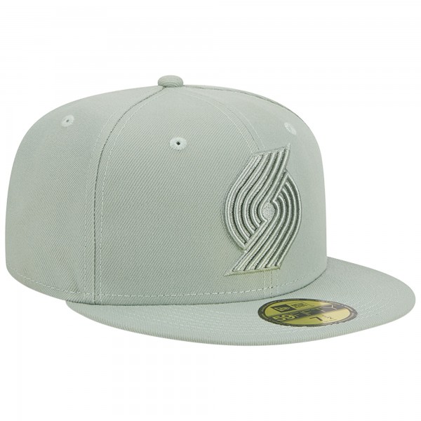 Бейсболка Portland Trail Blazers New Era Sage Color Pack 59FIFTY - Light Green