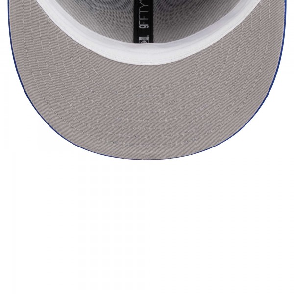 Бейсболка Philadelphia 76ers New Era Golden Tall Text 9FIFTY - Royal