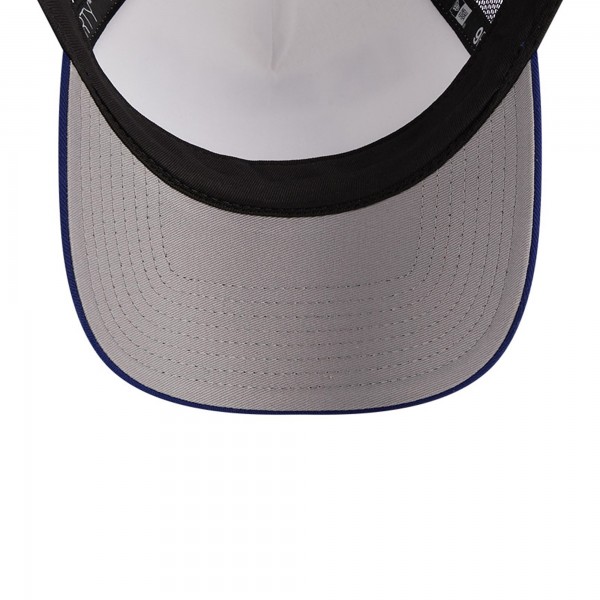 Бейсболка Los Angeles Dodgers New Era Stacked A-Frame Trucker 9FORTY - White/Royal