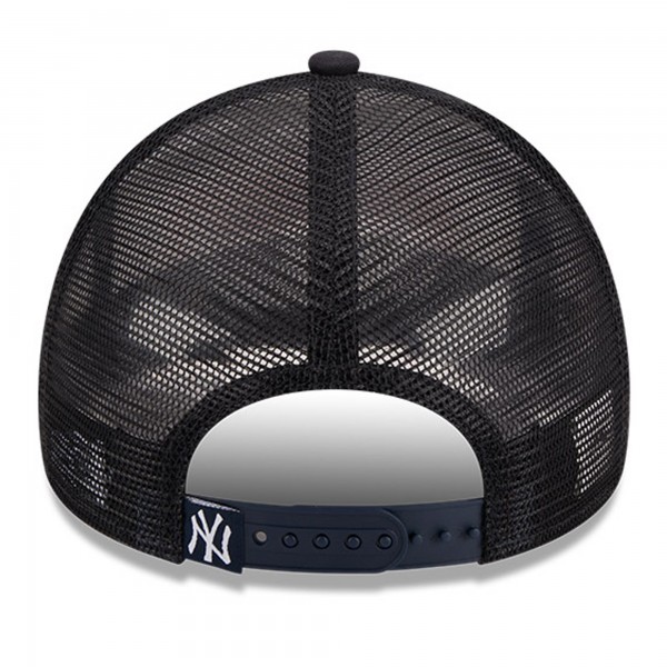 Бейсболка New York Yankees New Era Stacked A-Frame Trucker 9FORTY - White/Navy