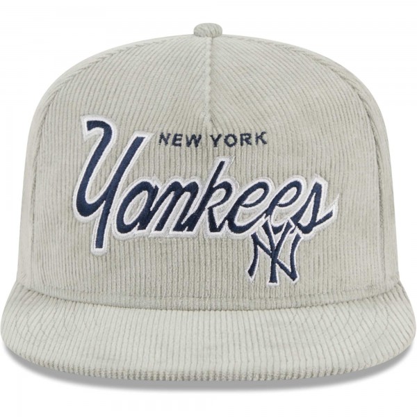 Бейсболка New York Yankees New Era Corduroy Golfer - Gray