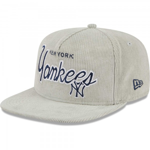 Бейсболка New York Yankees New Era Corduroy Golfer - Gray