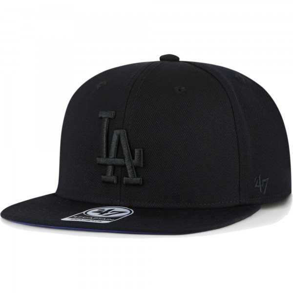 Бейсболка Los Angeles Dodgers 47 Black on Black Sure Shot Captain