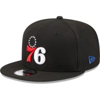 Бейсболка Philadelphia 76ers New Era Bold Back Script 9FIFTY - Black