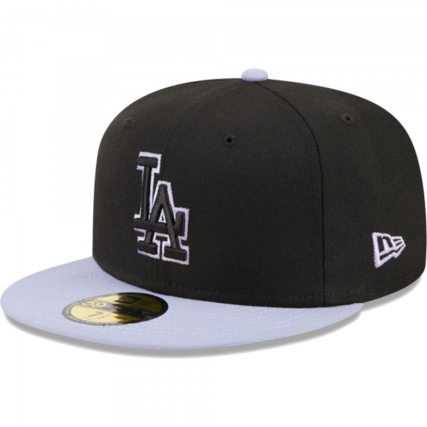 Бейсболка Los Angeles Dodgers New Era Side Patch 59FIFTY - Black