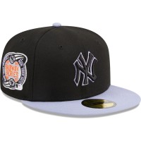Бейсболка New York Yankees New Era Black Side Patch 59FIFTY