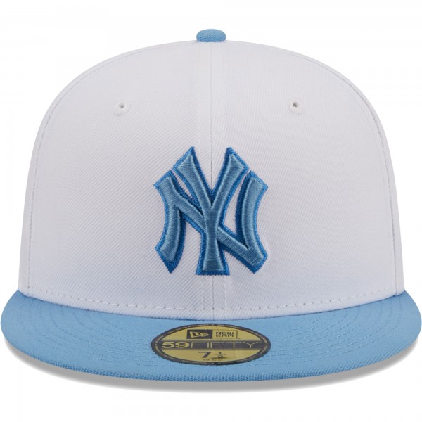 Бейсболка New York Yankees New Era  Sky 59FIFTY - White
