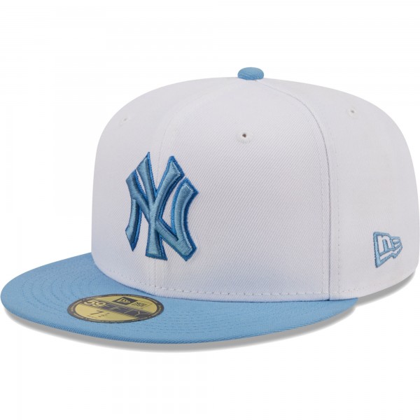 Бейсболка New York Yankees New Era  Sky 59FIFTY - White