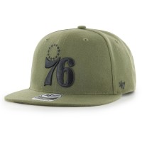 Бейсболка Philadelphia 76ers 47 Ballpark Camo Captain - Olive